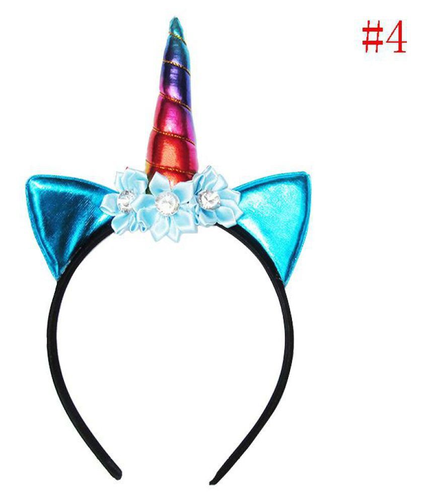 Glittery Head Bands Decorative Hairband Baby Tiara Hollow Flat