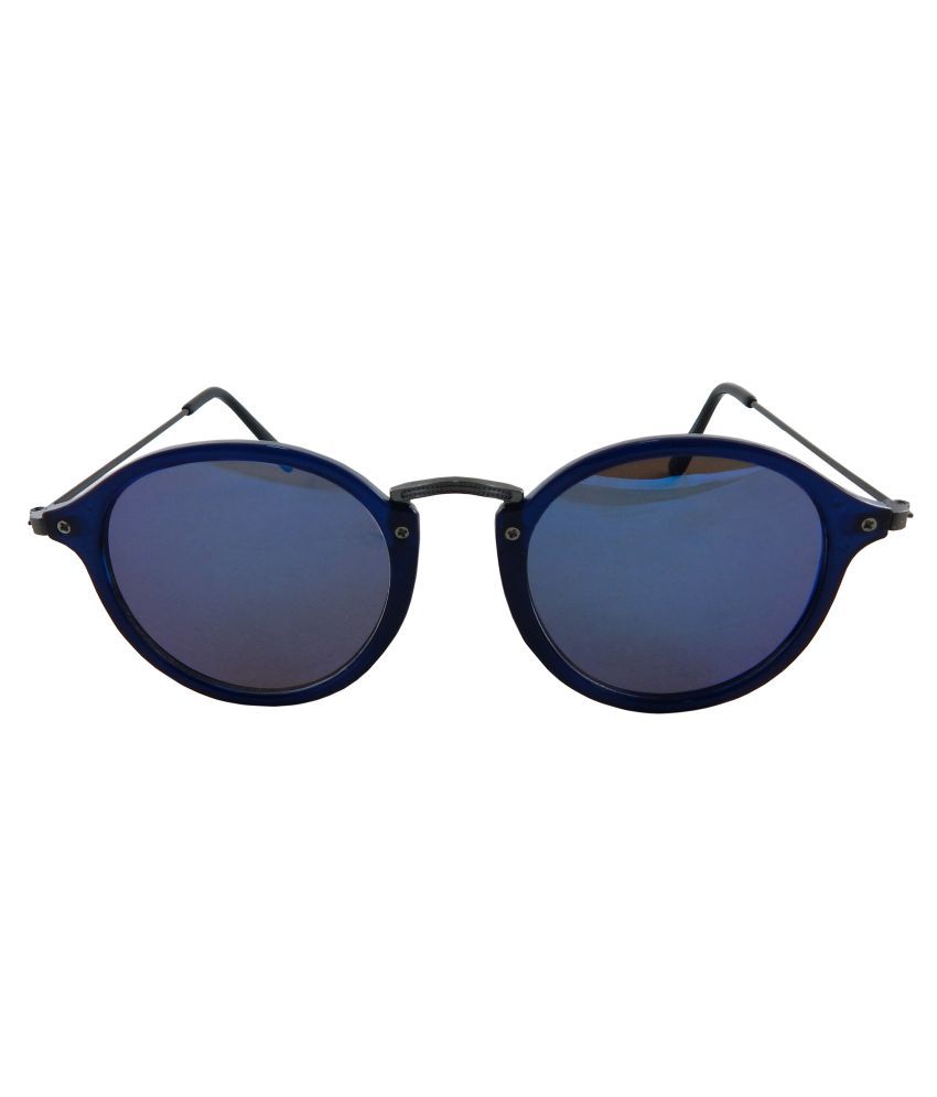 Els Blue Oval Sunglasses ( ZOCU-RB2447-BLU-BLU-MR-S ) - Buy Els Blue ...