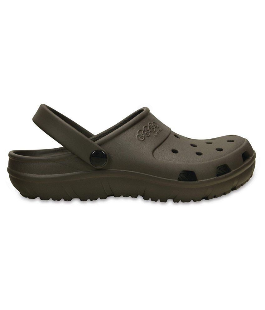 Crocs Jibbitz by Presley Brown Synthetic Leather Sandals - Buy Crocs ...