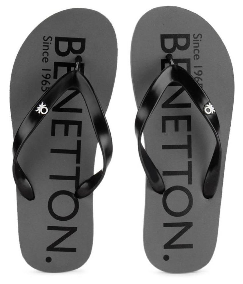 United Colors Of Benetton Basic Iii Black Thong Flip Flop Price In India Buy United Colors Of 3568