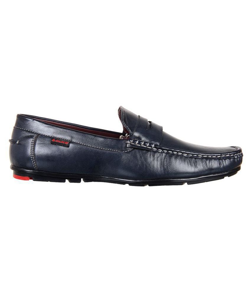 dune navy loafers