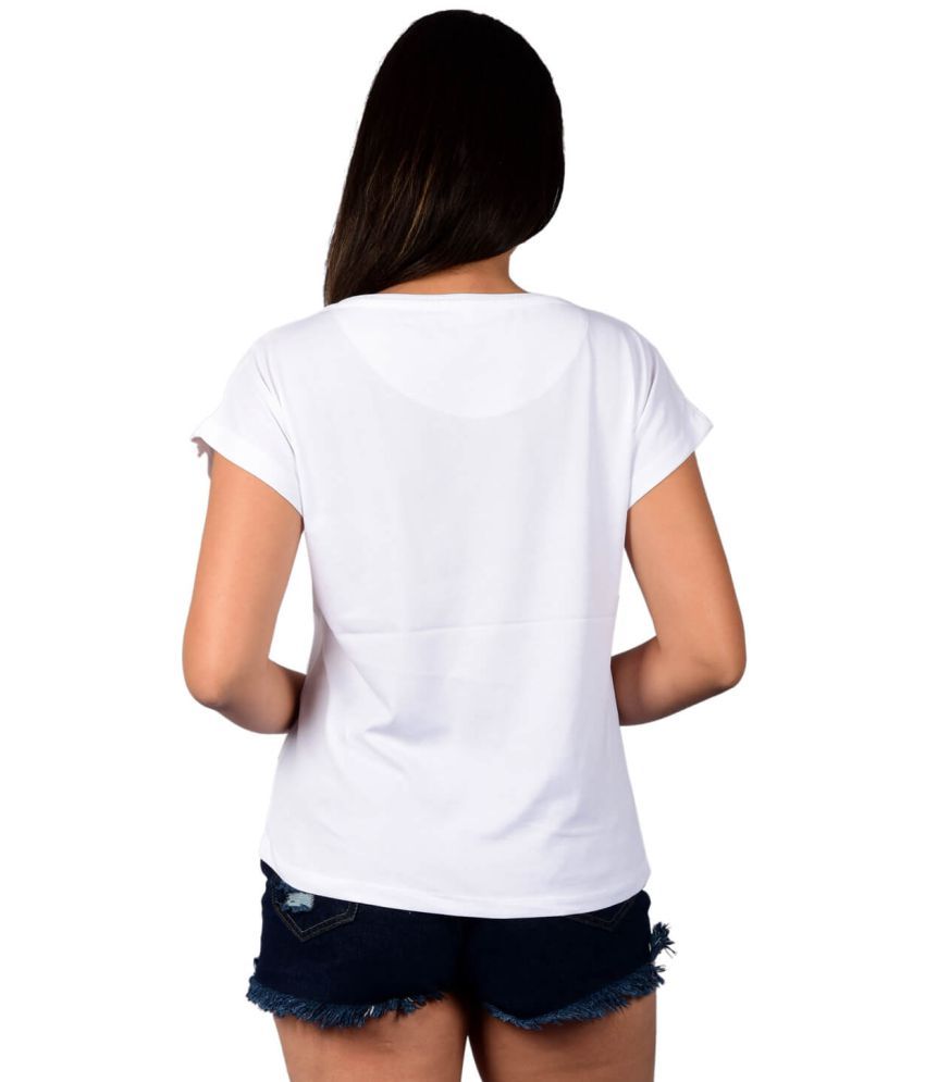 premium cotton white t shirt