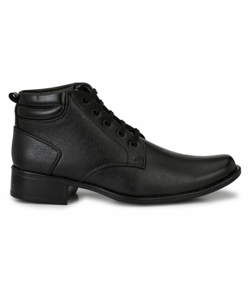 mactree black formal shoes