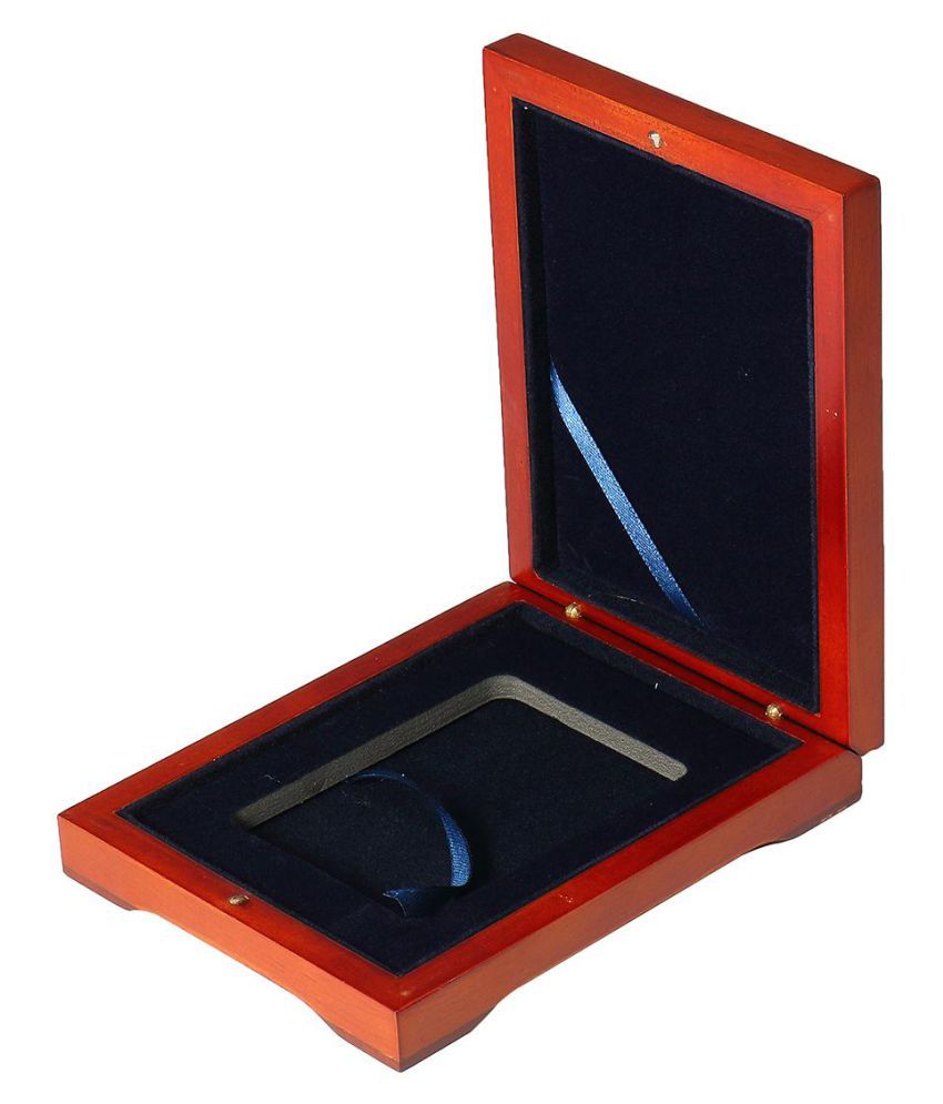 Solid Wood Display Box For Single Certified Coin Holder Case Slab PCGS