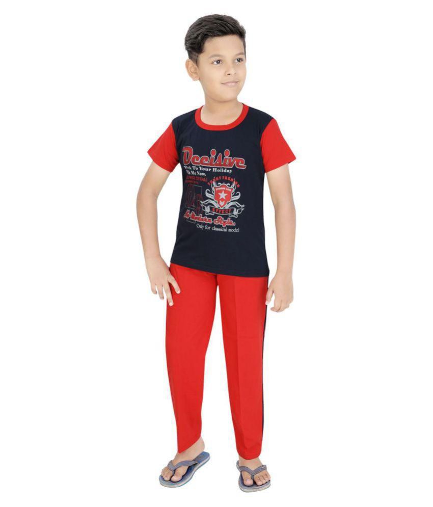 Ginessa Summer Night Suit for Kids / Boys - Night wear - Track Suits ...