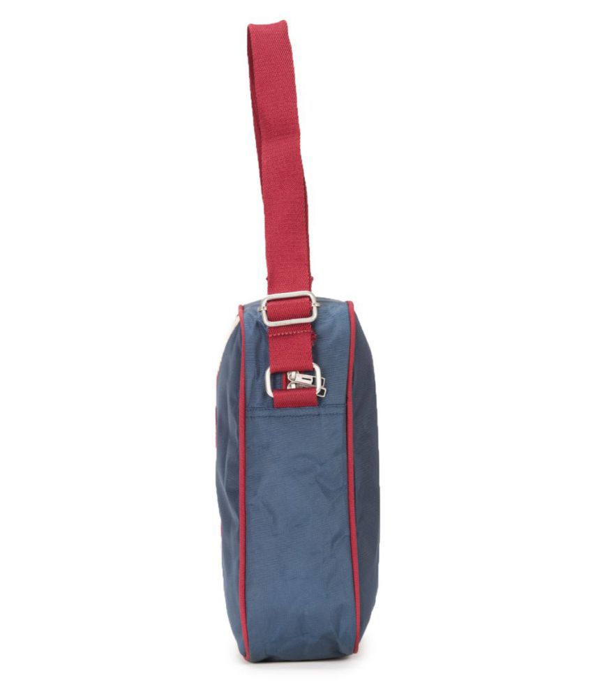 U.S. Polo Assn. Blue Nylon Casual Messenger Bag - Buy U.S. Polo Assn ...