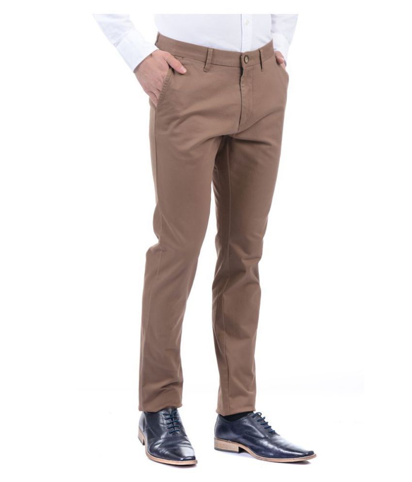 khaki pants white polo