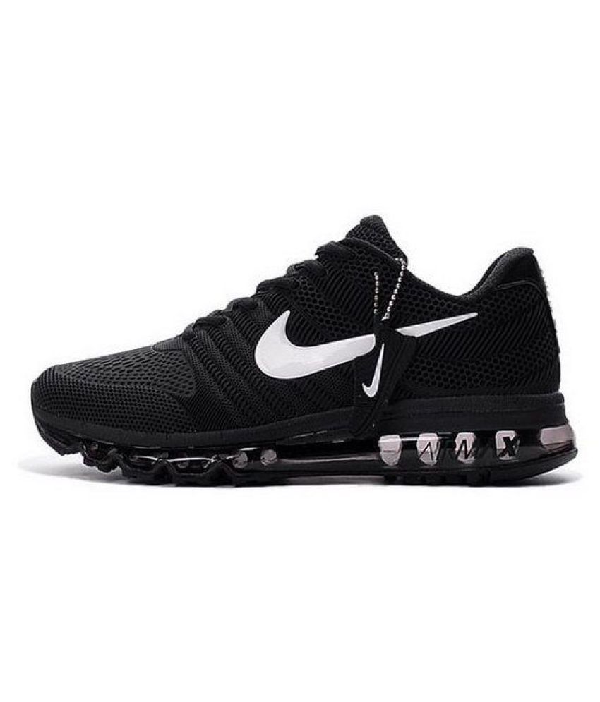 nike air max 2017 black running shoes price