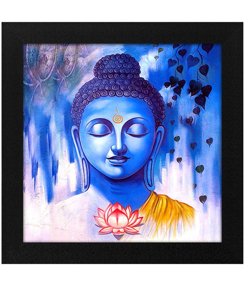 Story Home Buddha Wood Art Prints With Frame