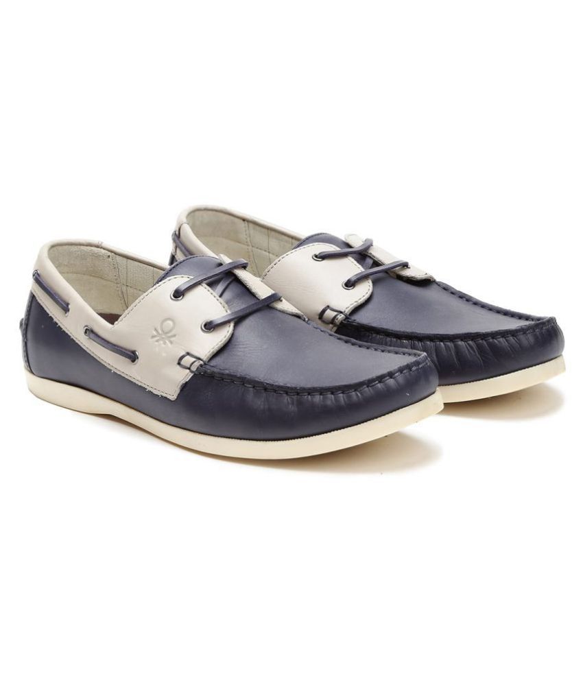 United Colors of Benetton Boat Navy Casual Shoes - Buy United Colors of ...