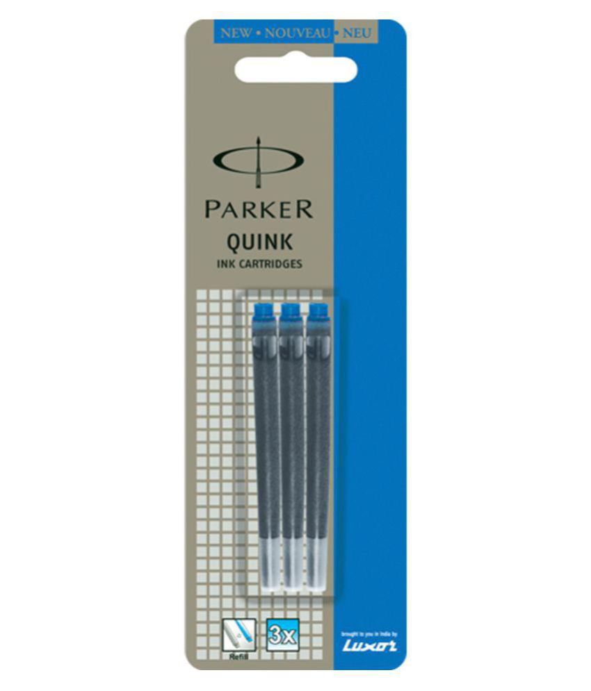     			Parker Refill Ink 10 ml Parker Quink Ink Cartridges - Blue - Pack of 24
