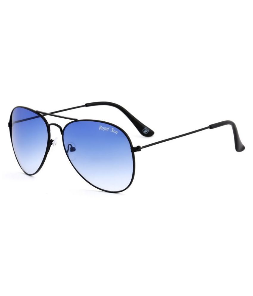 Royal Son - Blue Pilot Sunglasses ( rs0011av ) - Buy Royal Son - Blue ...