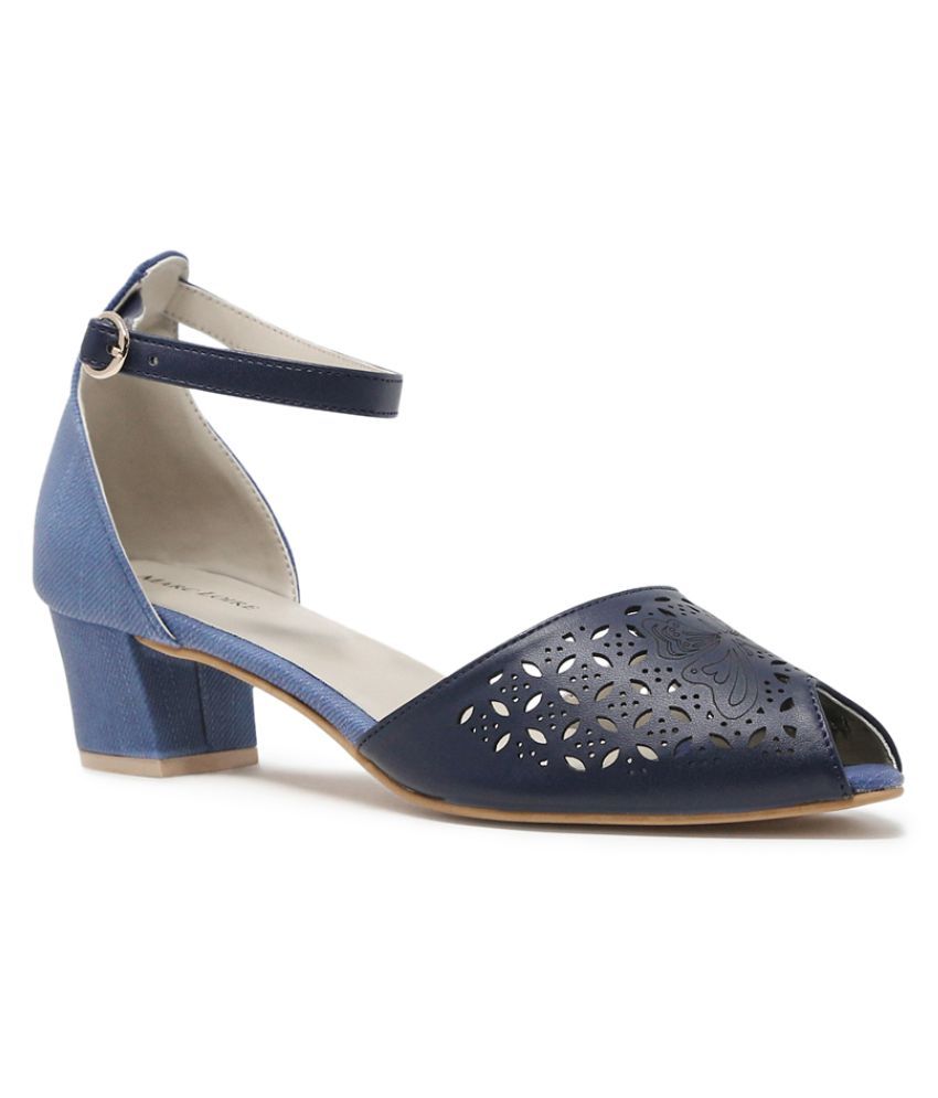     			MARC LOIRE - Blue Women's Sandal Heels