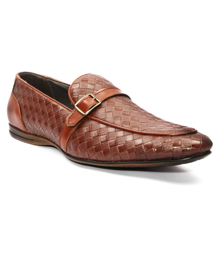     			San Frissco Brown Loafers