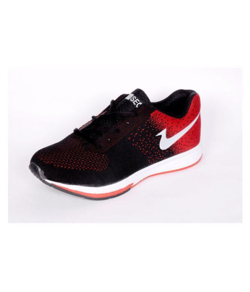 sega black running shoes