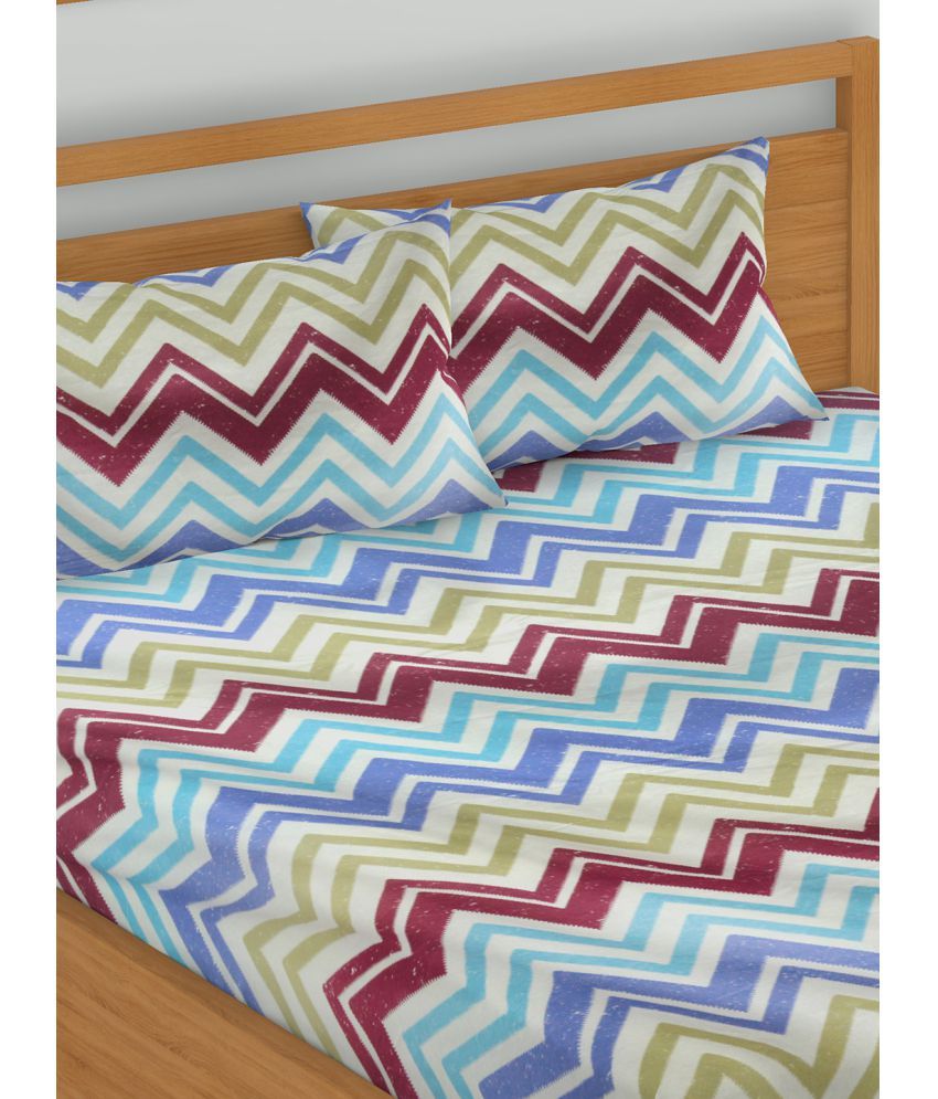 Raymond Home Cotton Double Bedsheet with 2 Pillow Covers Buy Raymond