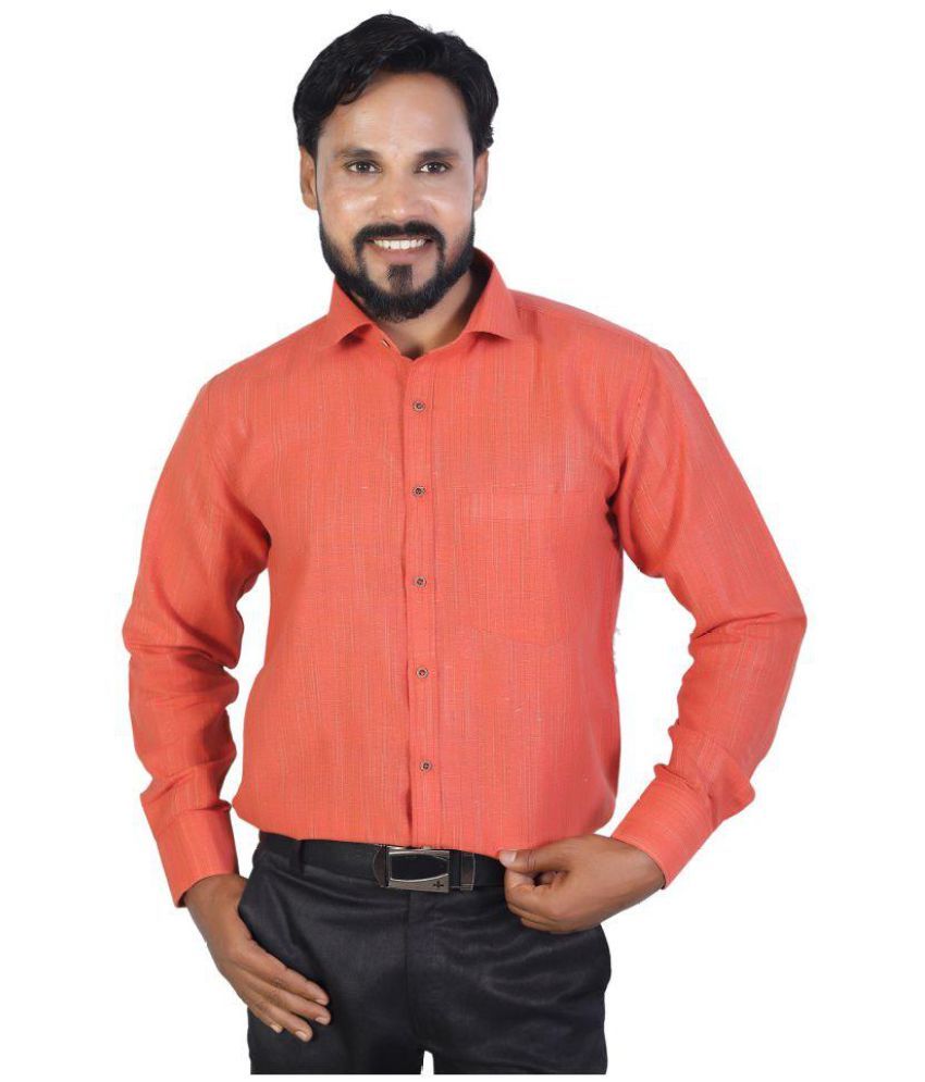 light orange formal shirt