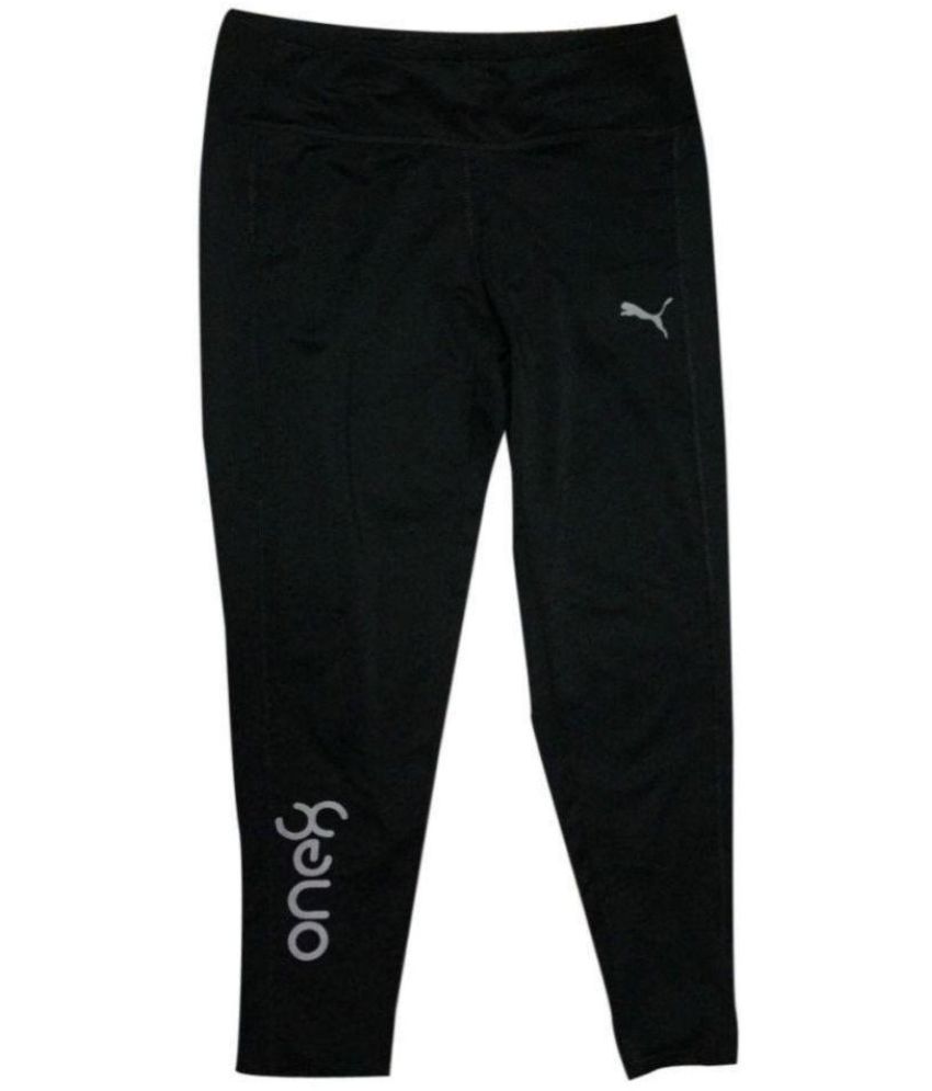 black puma joggers junior