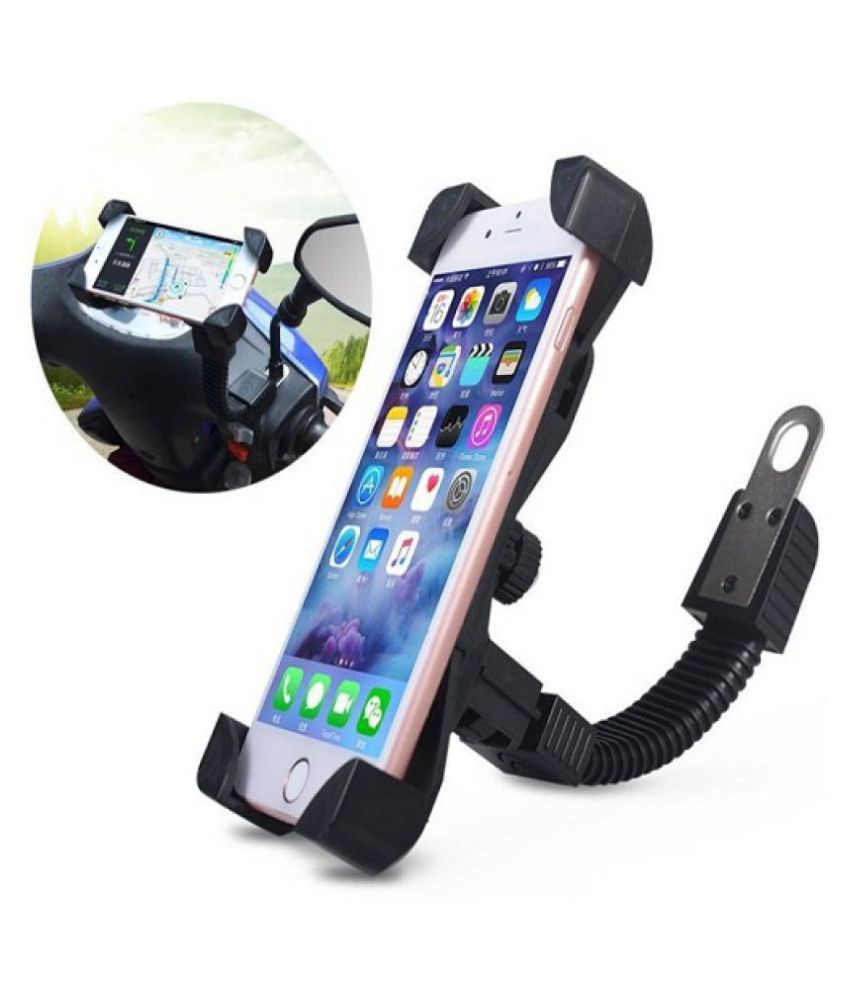 techdeal Motor Cycle GPS Rear view Mirror Mount Mobile Holder Buy