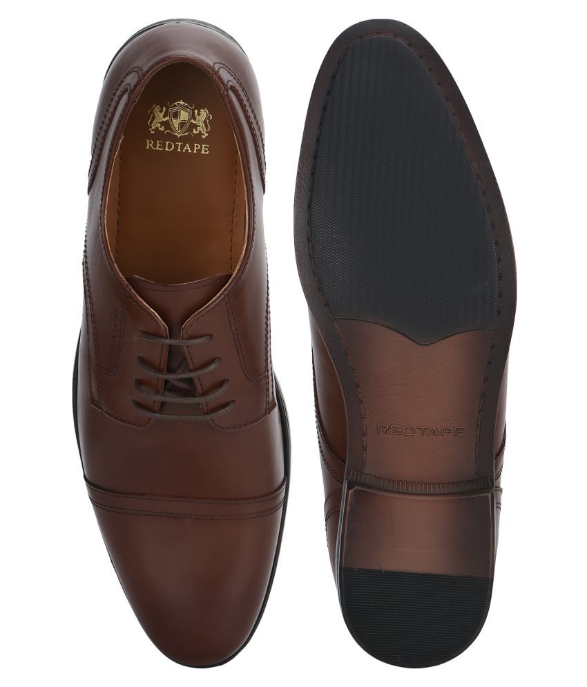 red tape derby formal shoes
