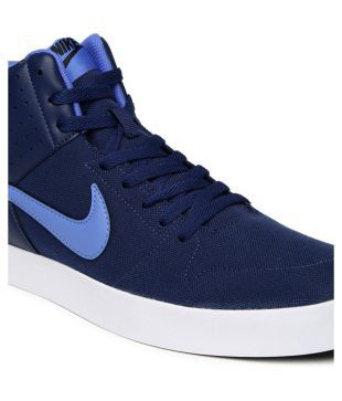 blue casual sneakers