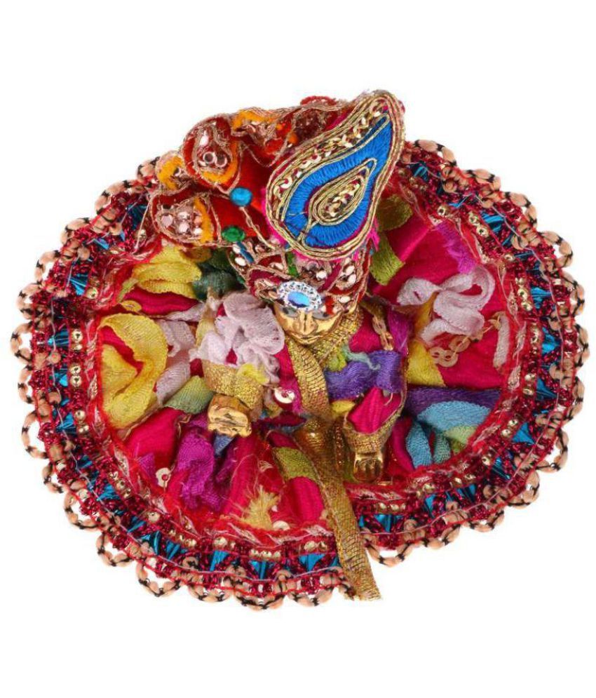     			Vastughar Brass Laddu Gopal with Crown And Dress