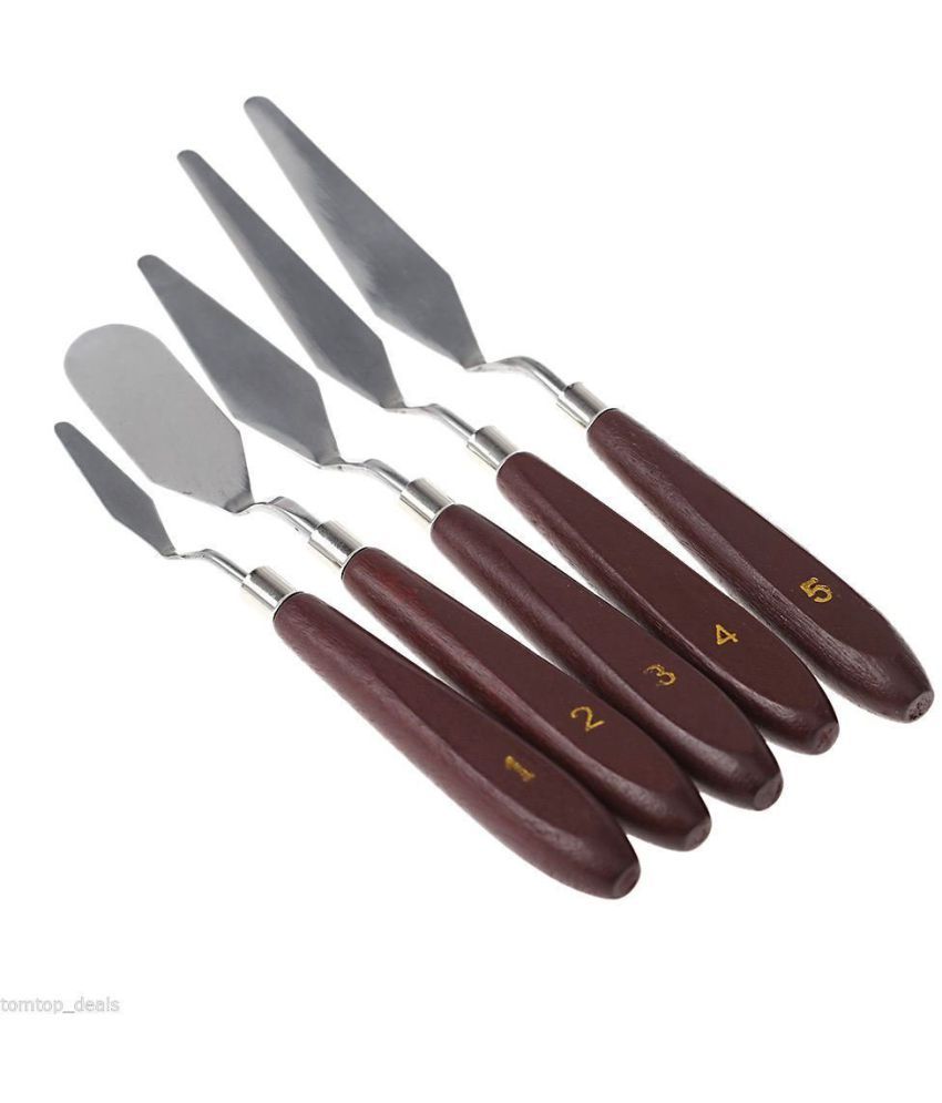 JABS Set of 5 Painting Knives of Various Sizes & Shapes: Buy Online at ...