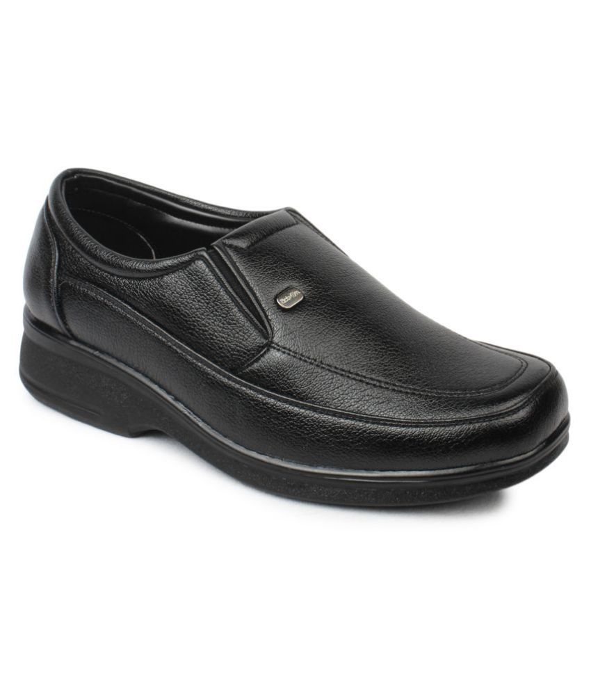     			Action Office Black Formal Shoes