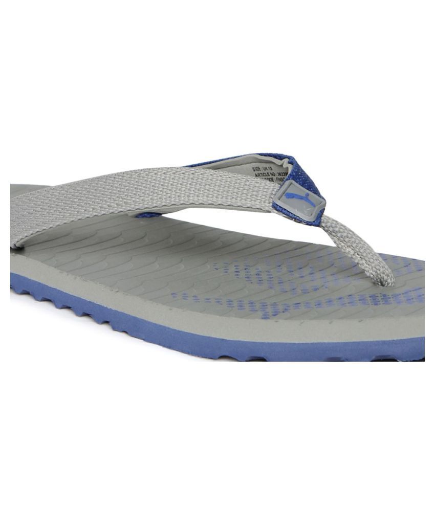 puma men's miami 5 dp mesh flip flops thong sandals