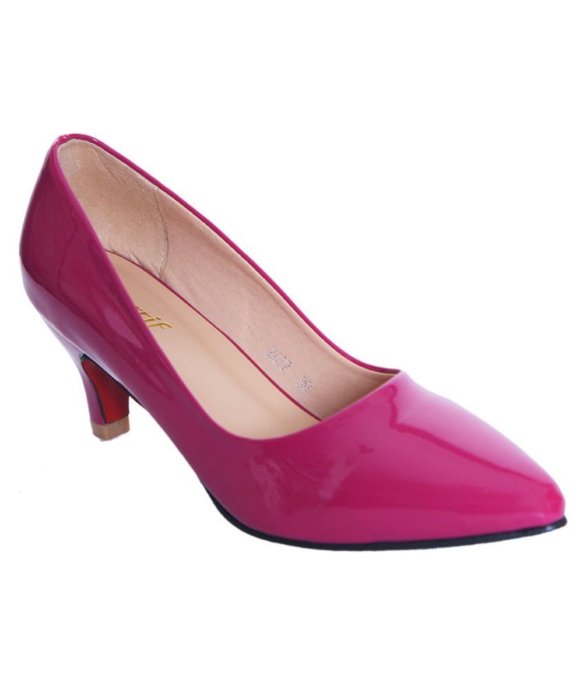 patent purple heels