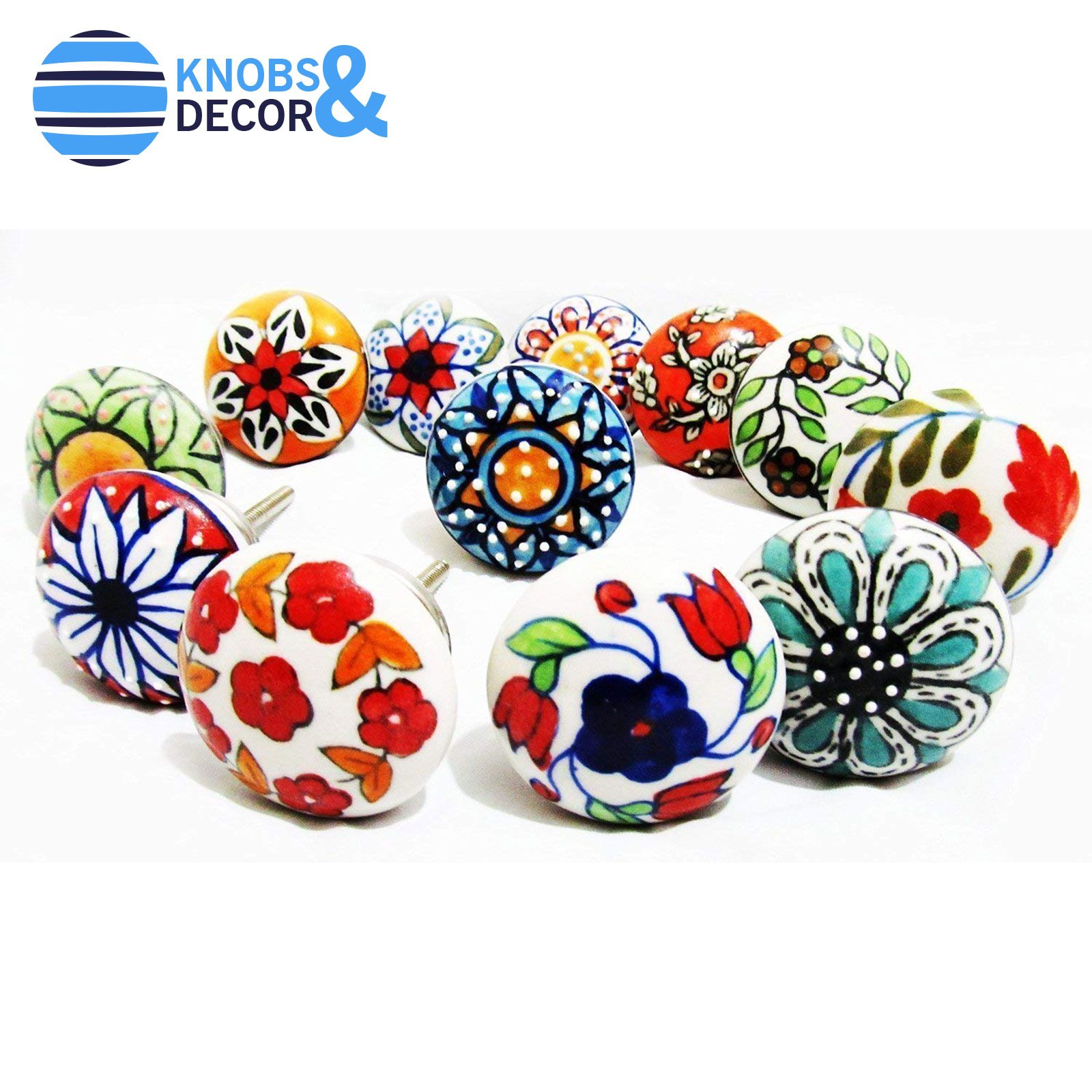 Assorted Multicolor Ceramic Drawers Knobs SDL641965210 1 786e1 