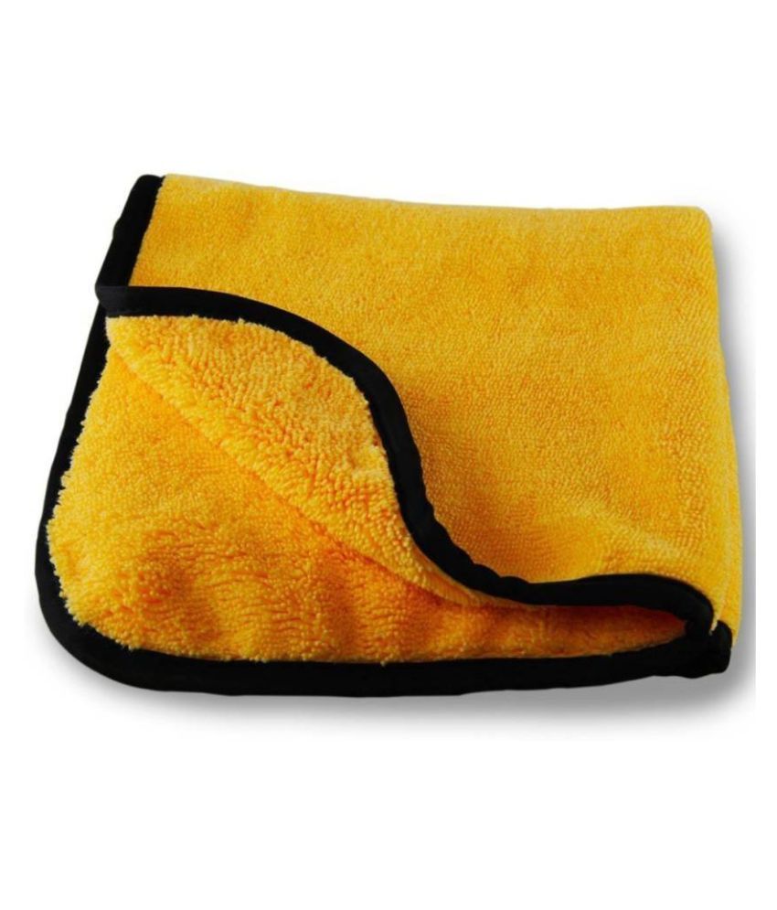     			Mockhe Premium Microfiber Cleaning Cloth - 1Pc-Imp-Yellow