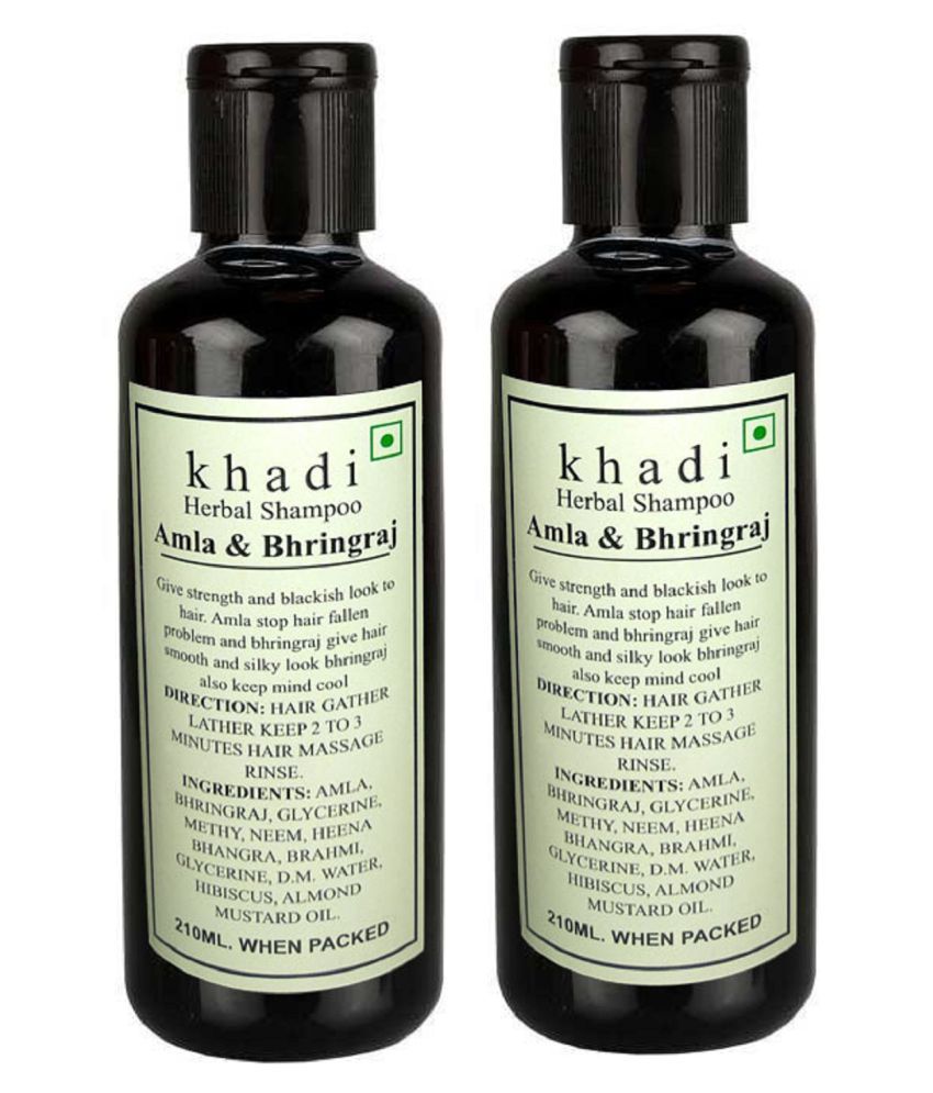 Khadi Natural Herbal Amla And Bhringraj Shampoo