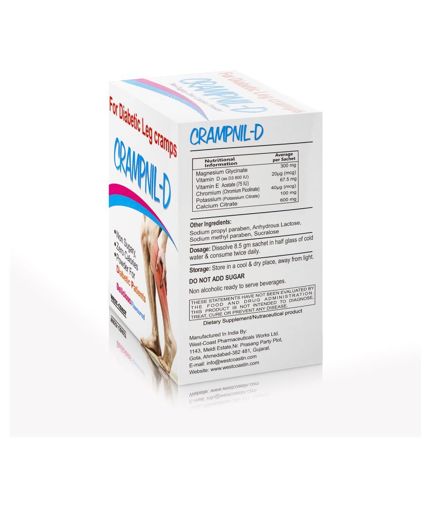 WestCoast CrampnilD For Diabetic Leg Cramps 85 gm Vitamins Powder