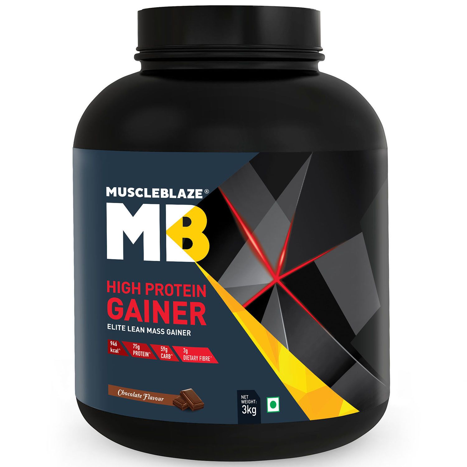 MuscleBlaze High Protein Elite Lean Mass gainer 3 kg Mass ...