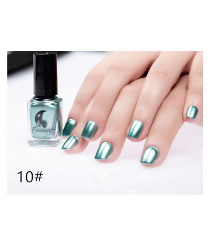 Guru Nail Polish 06 Green Glitter 6 Ml Buy Guru Nail Polish 06