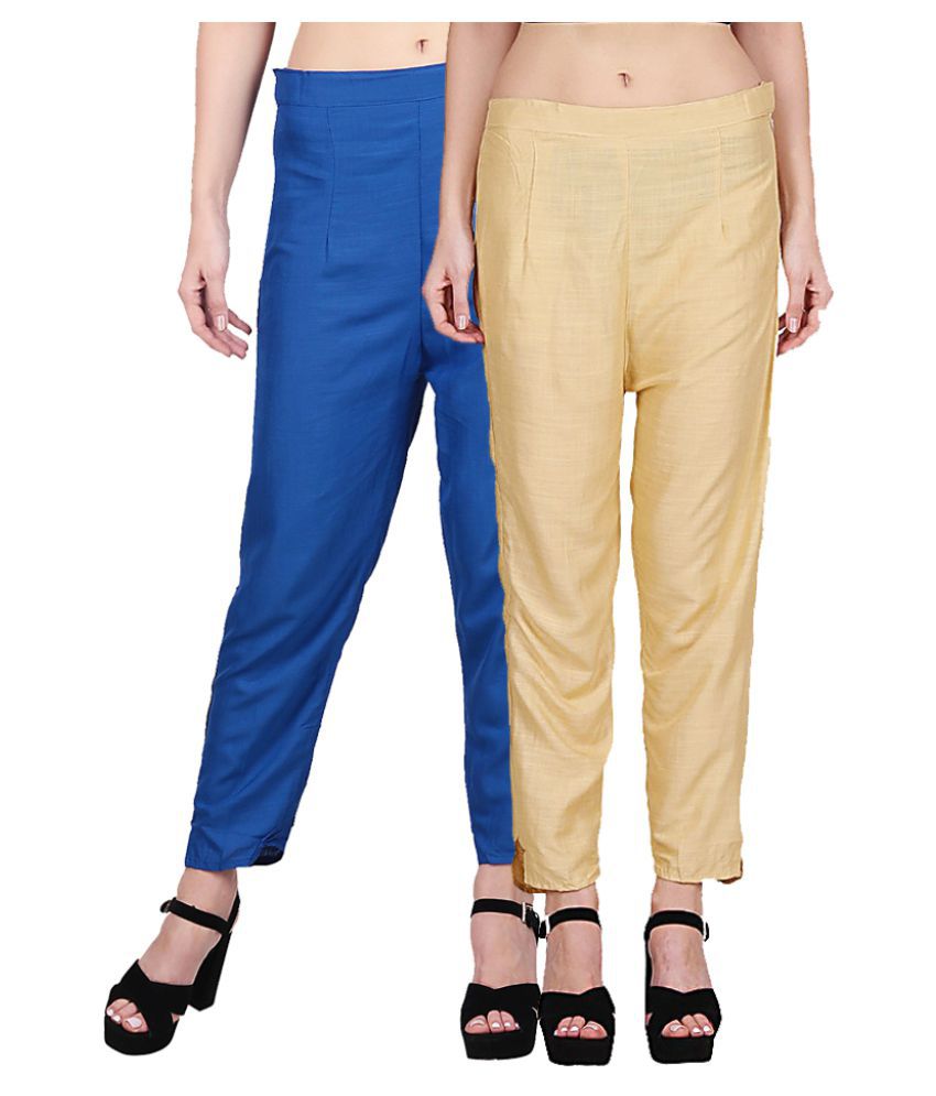 Buy Ka Fashion Cotton Casual Pants Online at Best Prices in India ...
