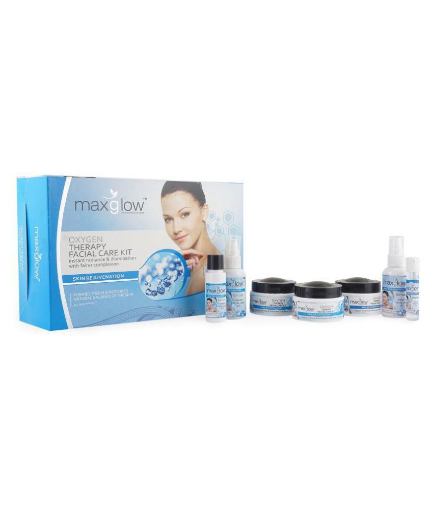     			MaxGlow OXYGEN THERAPY FACIAL CARE KIT Facial Kit 330 gm Pack of 7