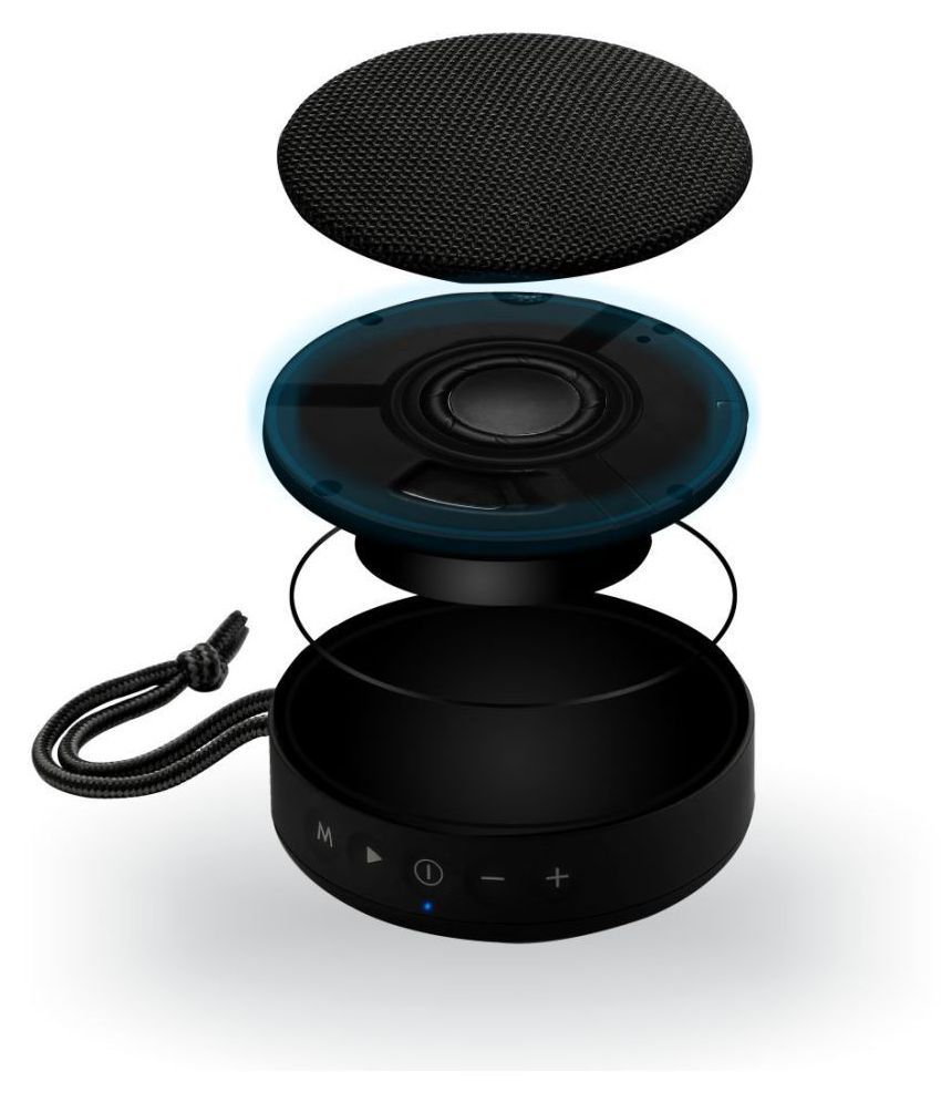 Portronics Sound Bun 6W Bluetooth Speaker with Mic, USB Port, Indicator