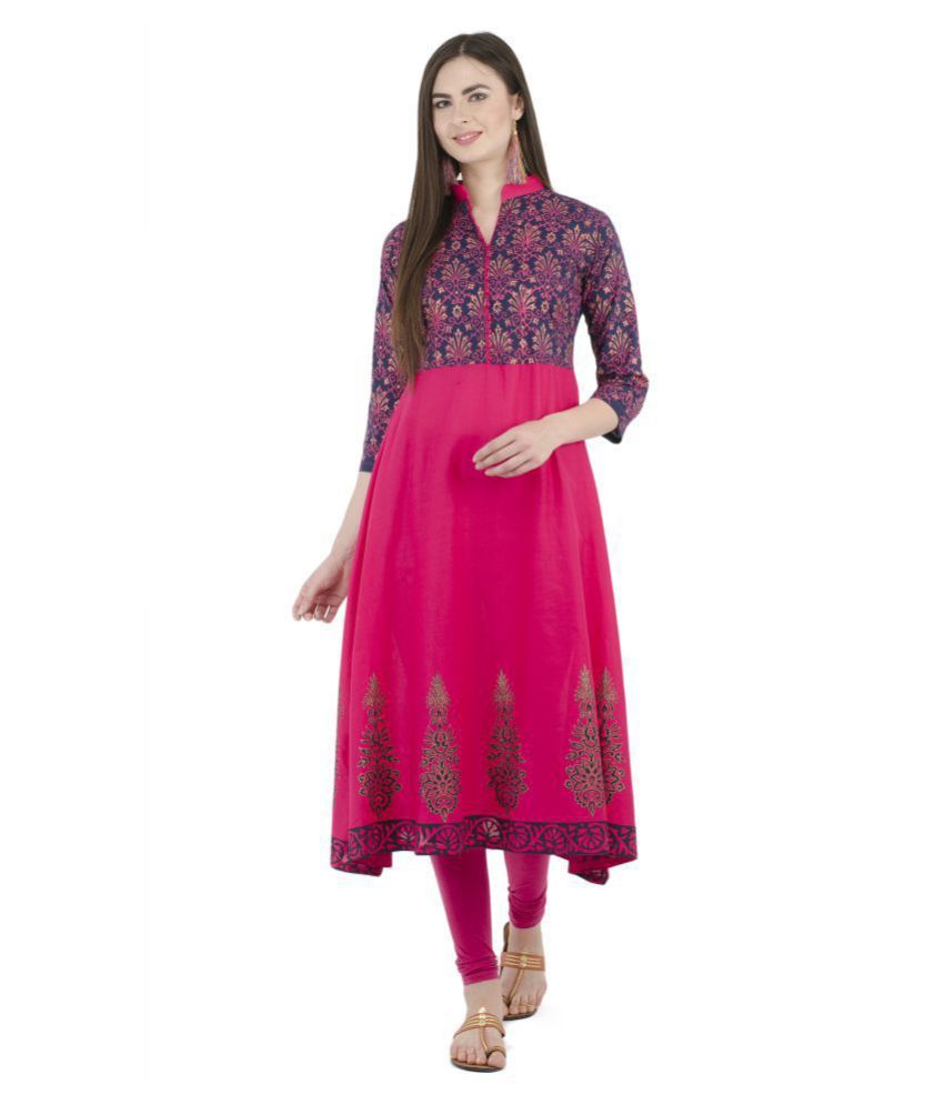 anarkali cotton kurti