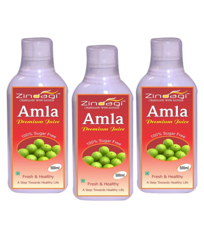 Zindagi Amla Juice Sugarfree Health Drink Multivitamin & Minerals