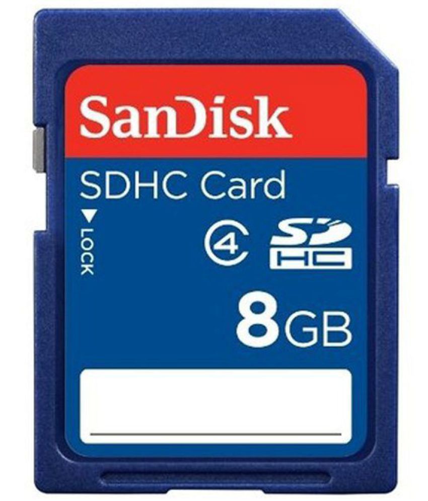     			SanDisk 8 GB SDHC 4 mbps