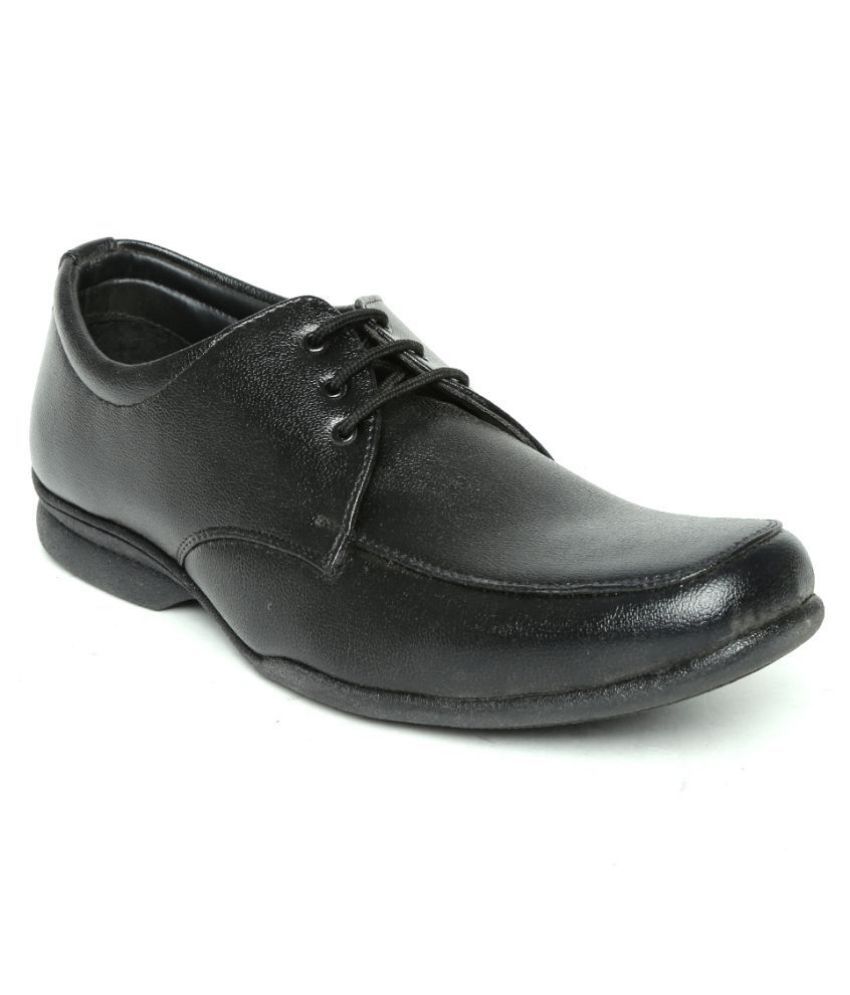 Bata Derby NonLeather Black Formal Shoes Price in India