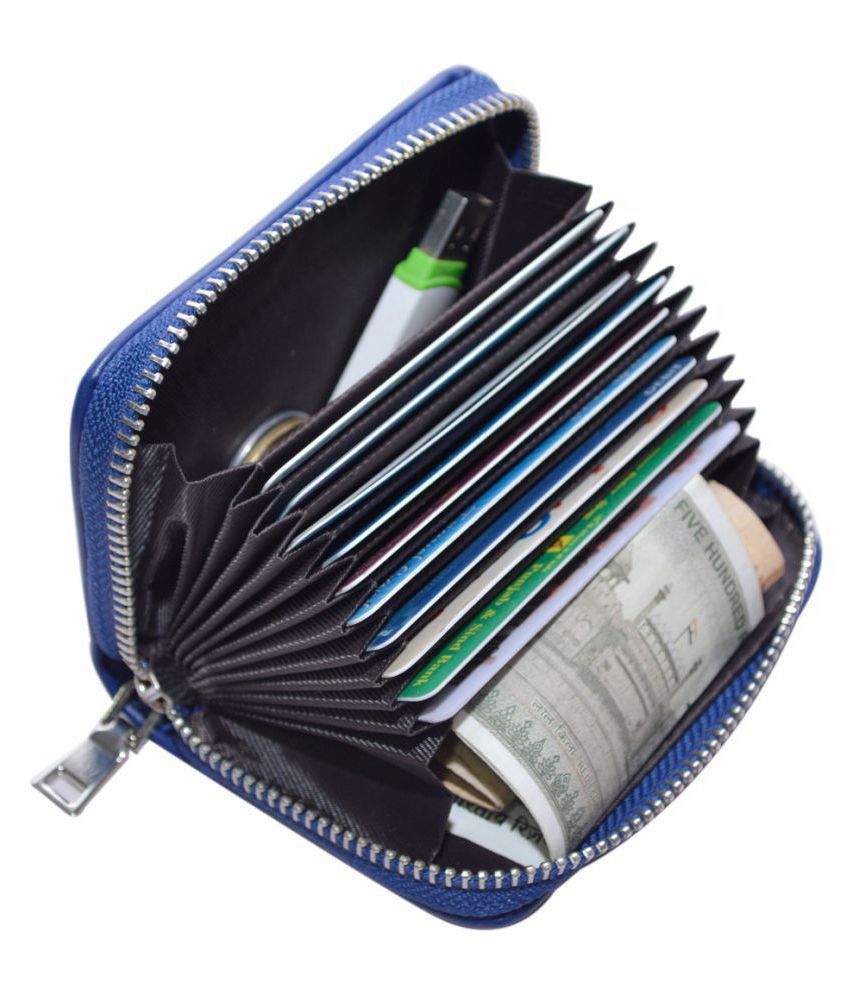 Knott Zip Blue Card Holder Buy Online at Low Price in India Snapdeal