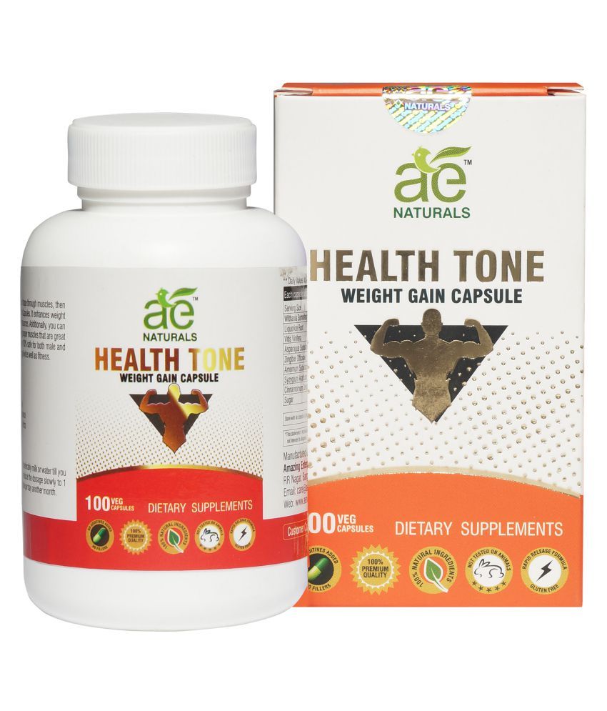 AE Naturals Health Tone Weight Gain Capsules 100 Veg Caps 1 no.s Buy