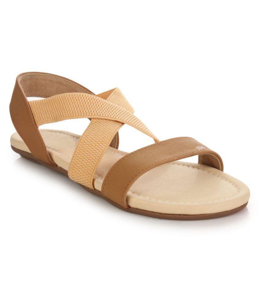 cheap tan flats