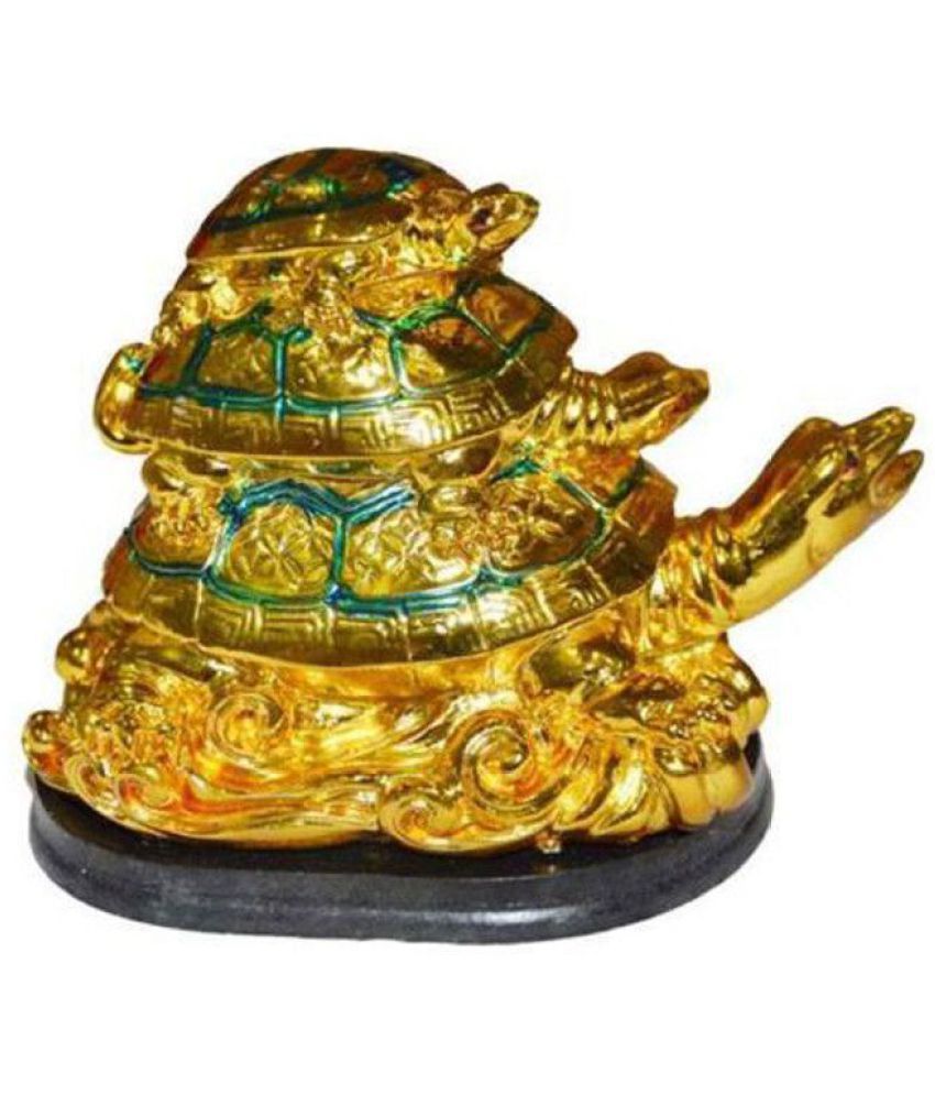     			Arina Collection Feng Shui 3 Tortoise Turtle On Each Other Or Triple Tortoise