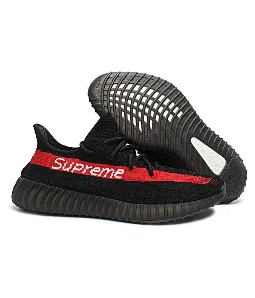 Adidas Yeezy Boost 350 Supreme Black Running Shoes - Adidas Yeezy 350 Supreme Black Shoes Online at Best Prices in India on Snapdeal