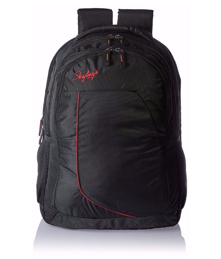 Skybags Black Fame Plus Lp Backpack - Buy Skybags Black Fame Plus Lp ...