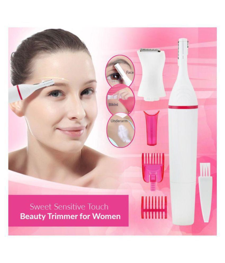 girl hair removal trimmer